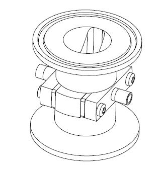 UV flow cell i.d. 1 inch