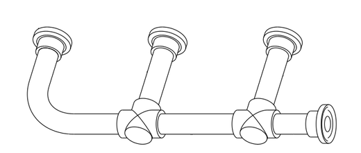 Tube i.d. 6 mm pump manifold