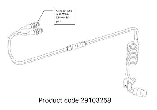 Hose kit, air, media valve