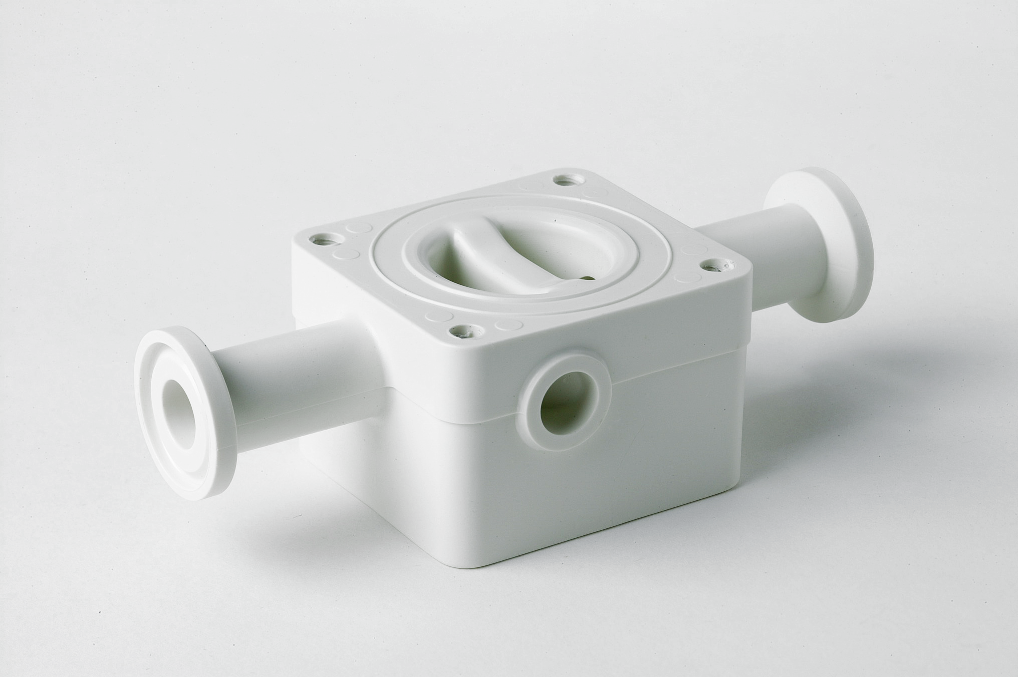 VALVE BODY 2PORT 10MM STR. PP