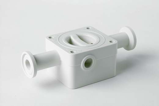 VALVE BODY 2PORT 10MM STR. PP