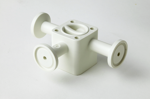 VALVE BODY 3PORT 3MM.T-TYPE PP