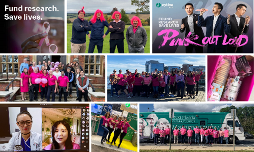 Associates from Cytiva and operating companies employees helped fund breast cancer research