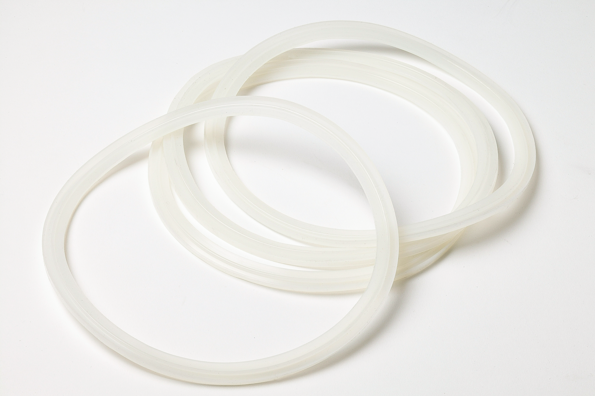 6-IN TC GASKET,SILICONE,PK 4
