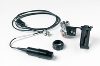 pH electrode with cell and holder,round tip