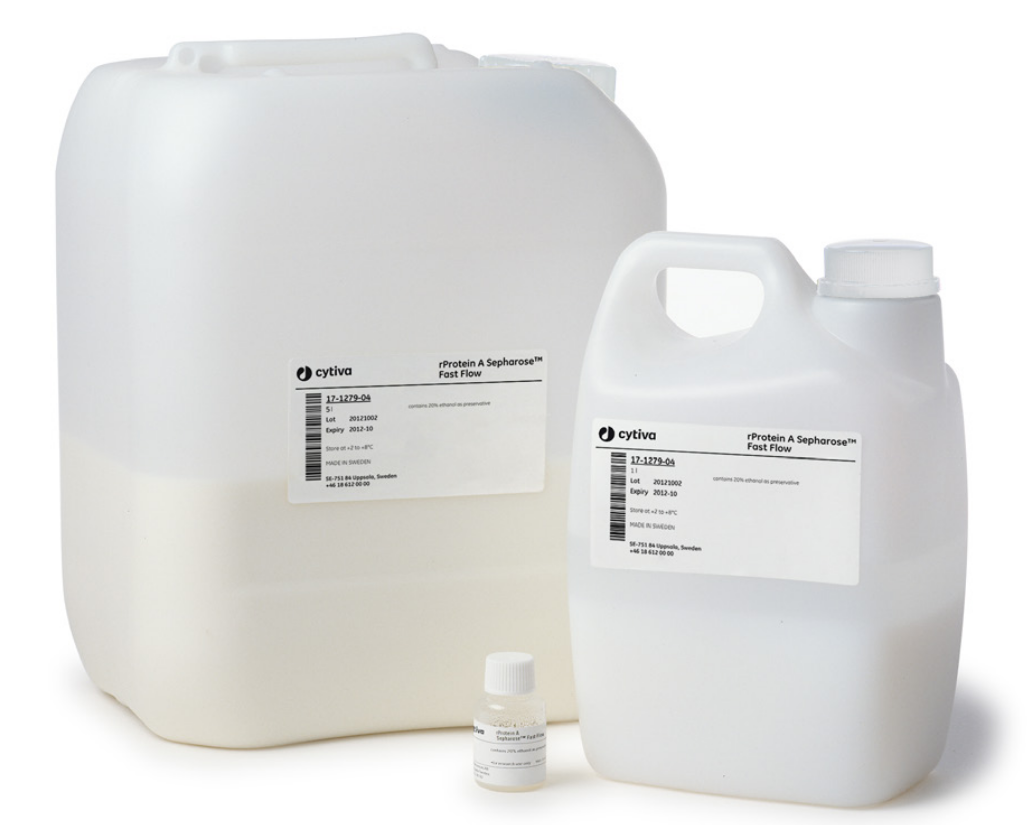 ろさ rProtein A Sepharose™ Fast Flow antibody purification resin | Cytiva