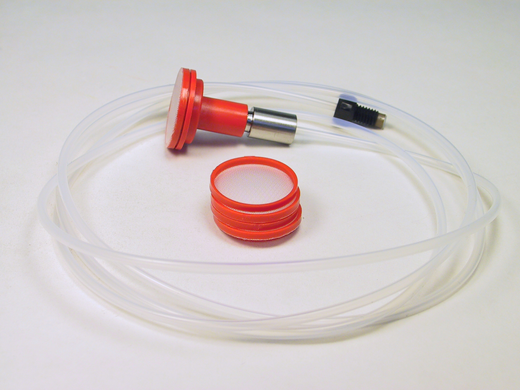 Inlet tubing with filter