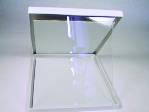 Divider glass plate notched | Cytiva