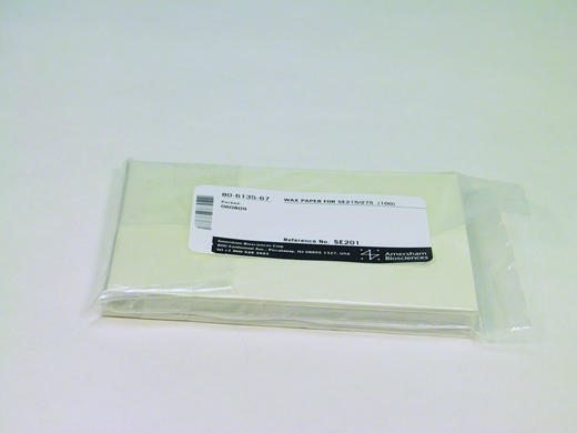 Wax paper sheets, for 10&nbsp;&times;&nbsp;8&nbsp;cm