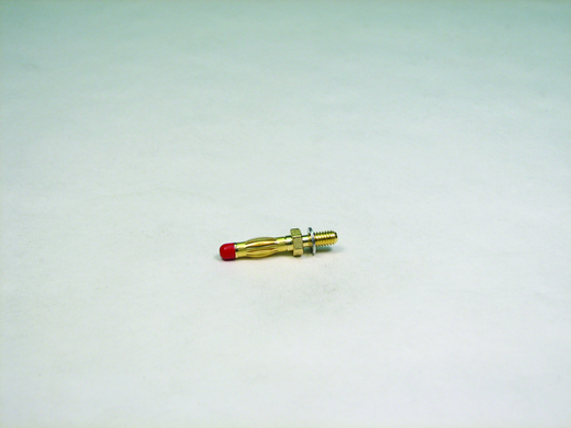 BANANA PLUG 4MM GOLD W/WASHERS