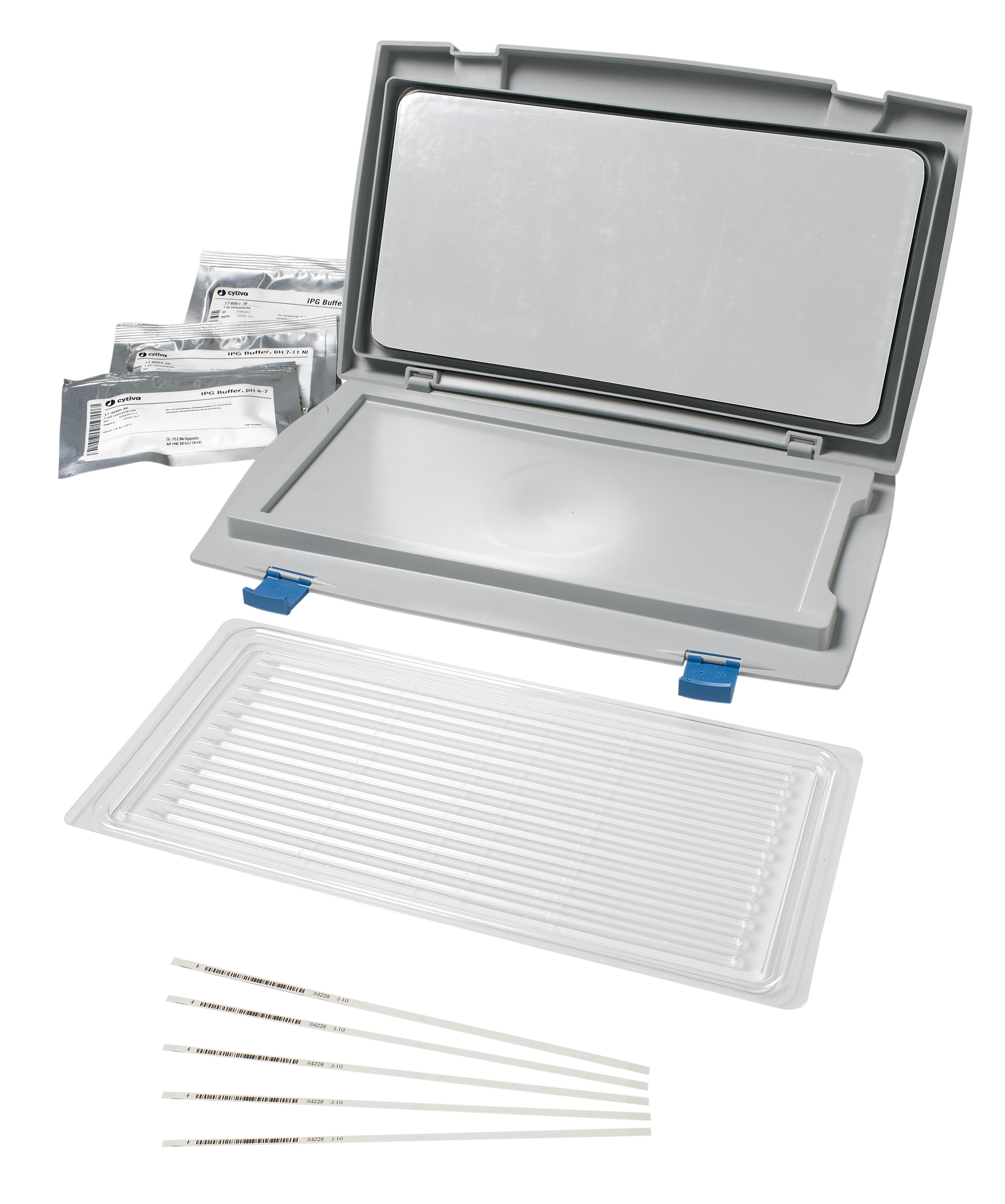 IPGbox DryStrip Gels pH 3-10 and IPG Buffers