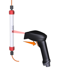 Barcode scanner 2D with USB