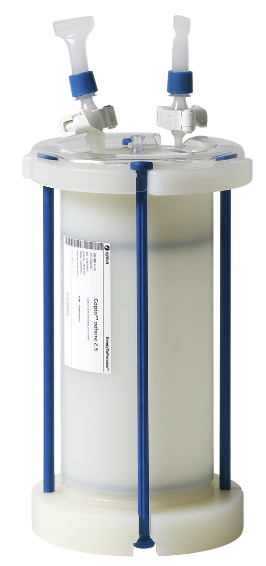 Capto adhere resin prepacked in ReadyToProcess singleuse columns Cytiva