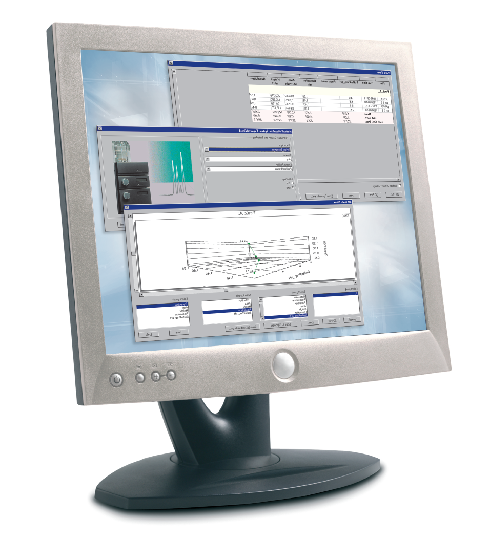 Computer screen showing UNICORN software