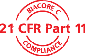 Biacore C CFR 11 Compliance Stamp