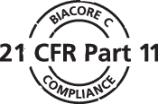 Biacore C CFR 11 Compliance Stamp