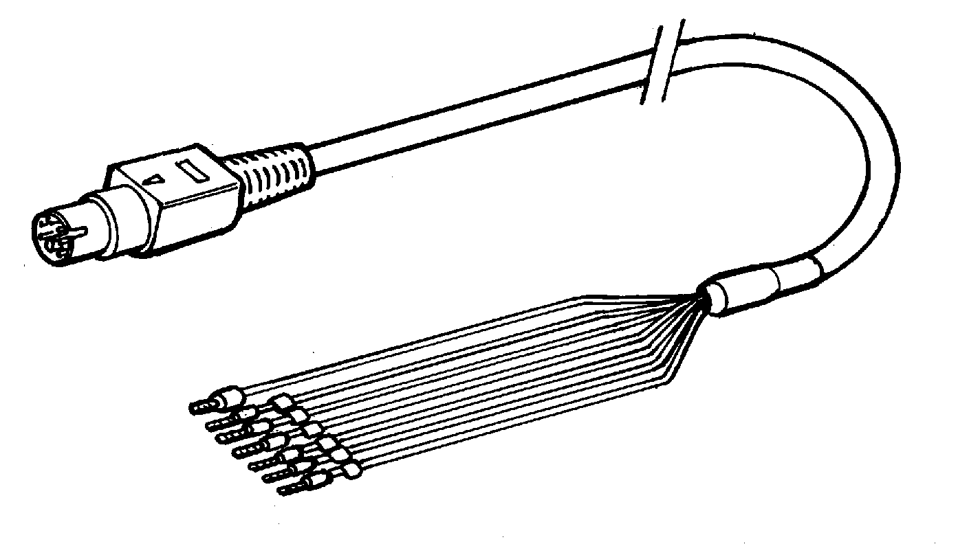 Signal Cable (6-pin miniDin-open)