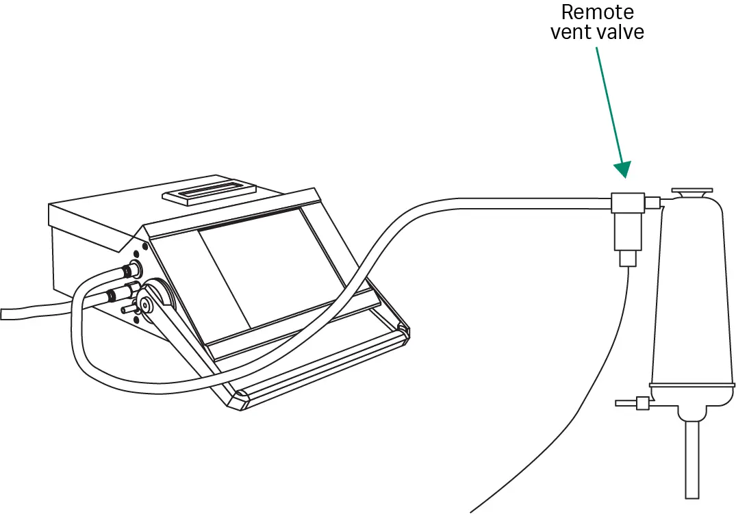 Palltronic Flowstar unit testing a capsule off-line