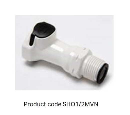 Quick Connect Shower Adaptor - 1/2 in. male thread, product code SHO1/2MVN