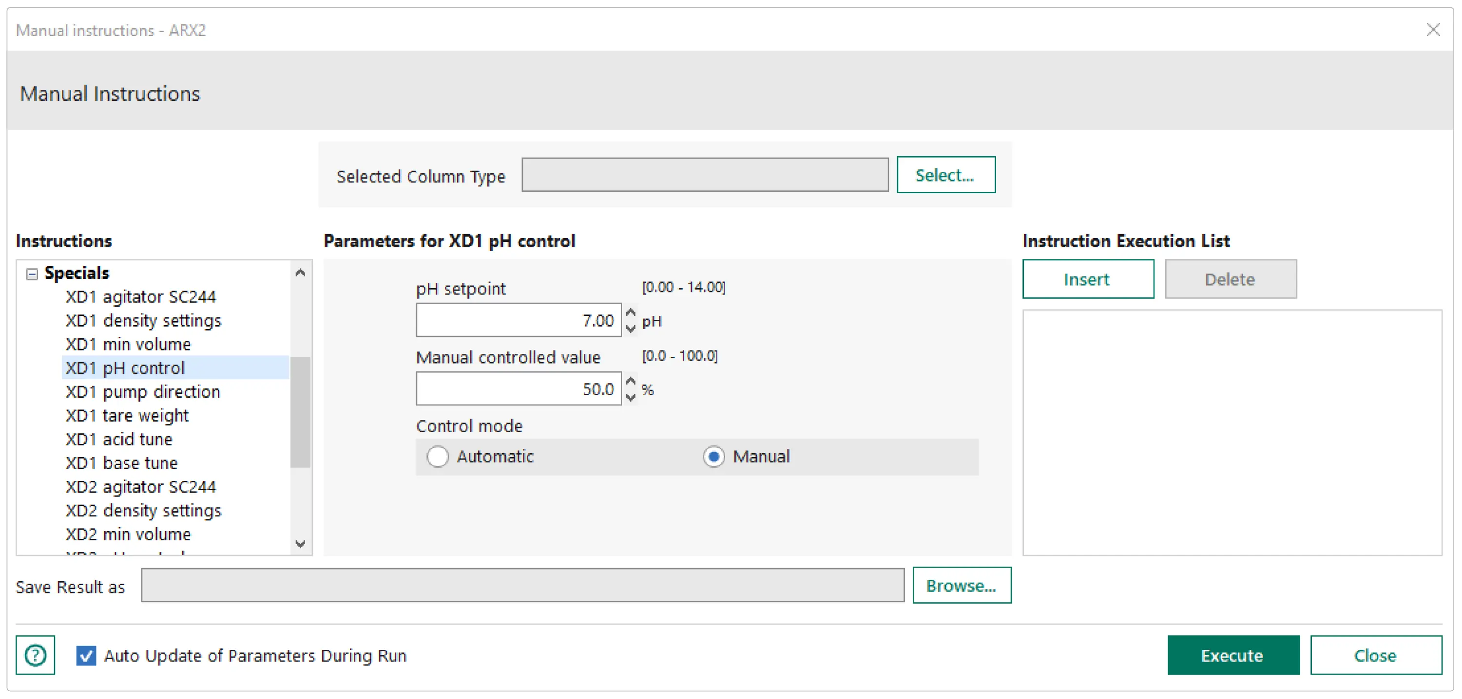 Xcellerex XDUO mixers can be controlled directly in UNICORN software with ÄKTA ready chromatography system XL, app note CY60105