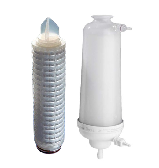 Profile star membrane cartridge and Kleenpak nova capsules for particulate filtraiton