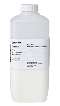 Cytiva Protein Select resin is an affinity chromatography resin for purifying recombinant proteins using the self-cleaving Cytiva Protein Select tag. 