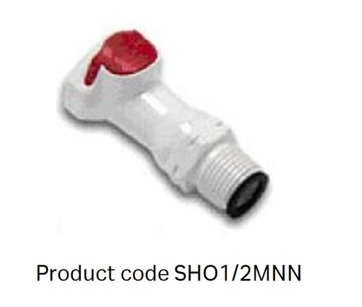 Quick Connect Shower Adaptor, product code SHO1/2MNN