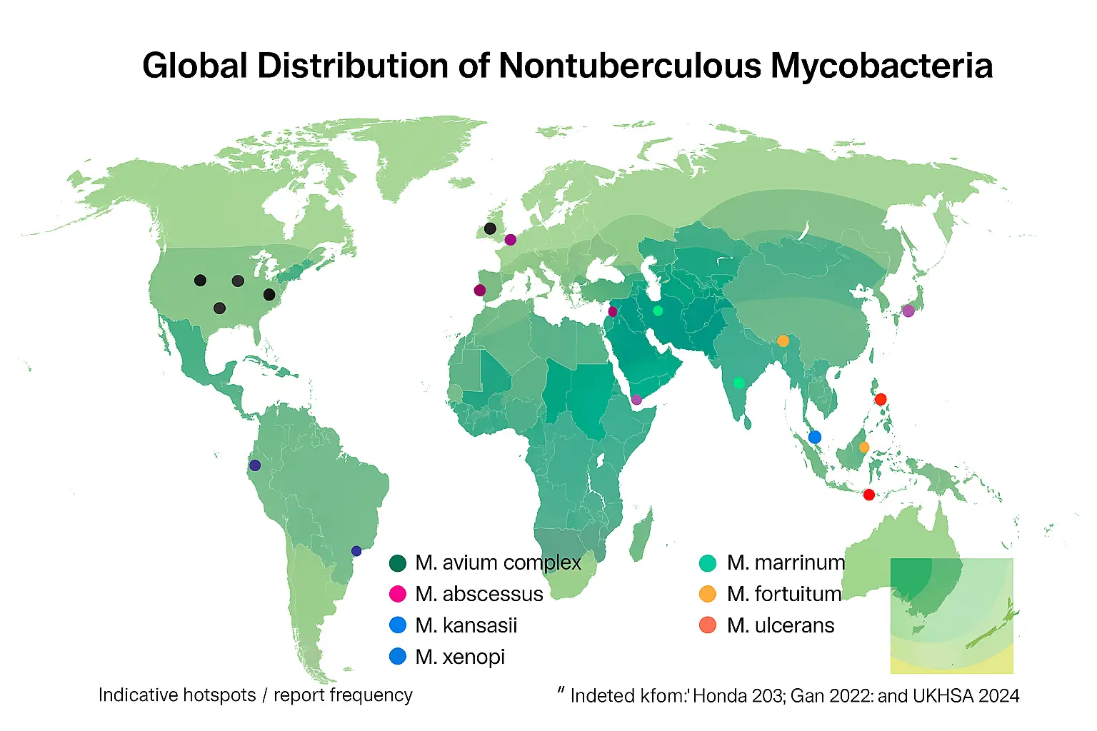 Outlet level control of Nontuberculous Mycobacteria (NTM)