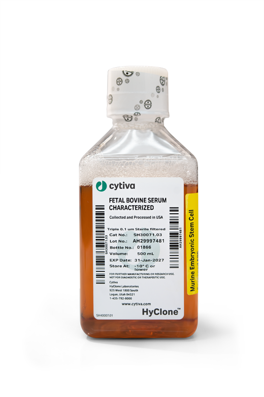 HyClone™ Characterized Fetal Bovine Serum (FBS), U.S. Origin HyClone™ Characterized Fetal Bovine Serum (FBS), U.S. Origin