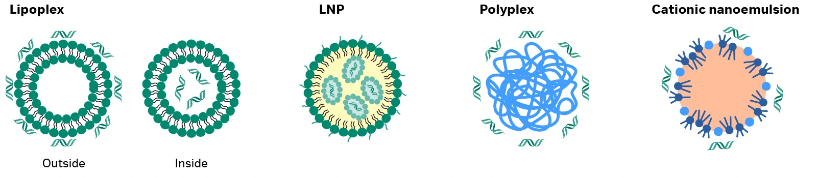 Non-viral saRNA delivery systems
