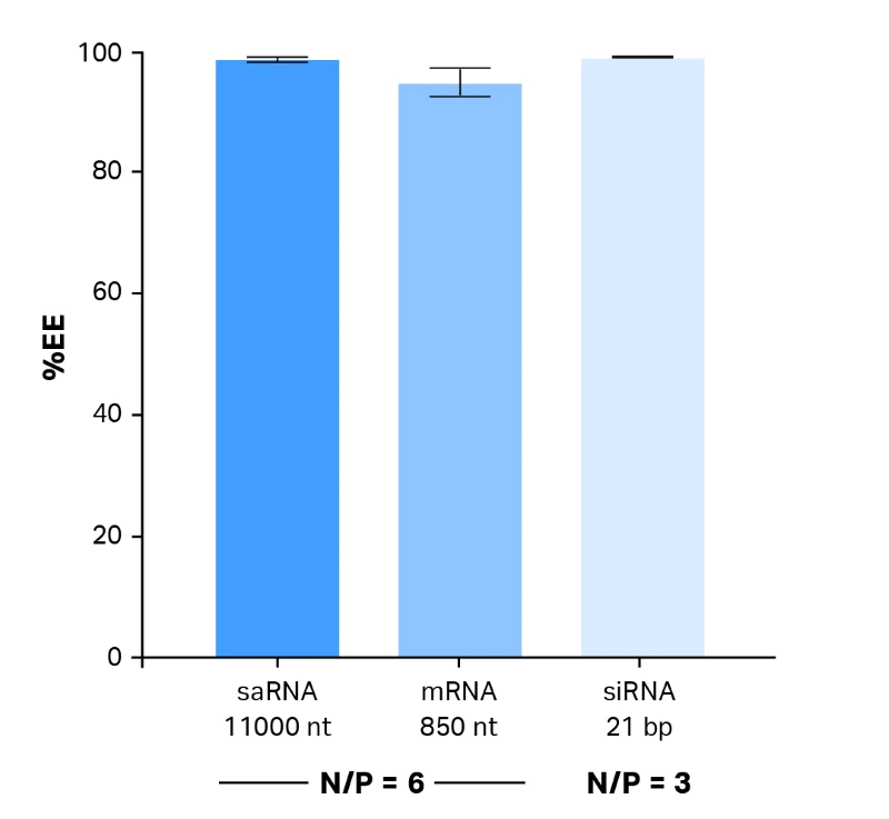 LNP encapsulation efficiency graph