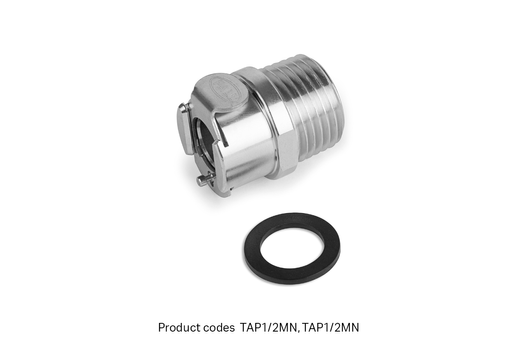 Water Filter Adaptor -TAP ADAPTOR, 1/2-INCH, MALE THREAD, NON-VALVED