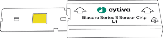 Biacore Series S Sensor Chip L1 schematic illustration