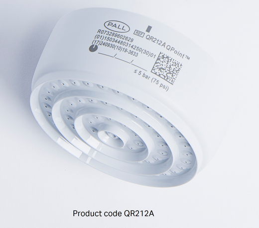 QPoint™ filter capsule with rose outlet, product code QR212A