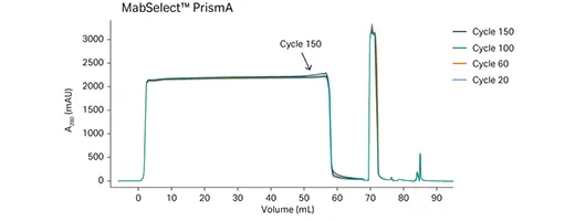 Benchmarking study of alkaline stability for protein A resins 