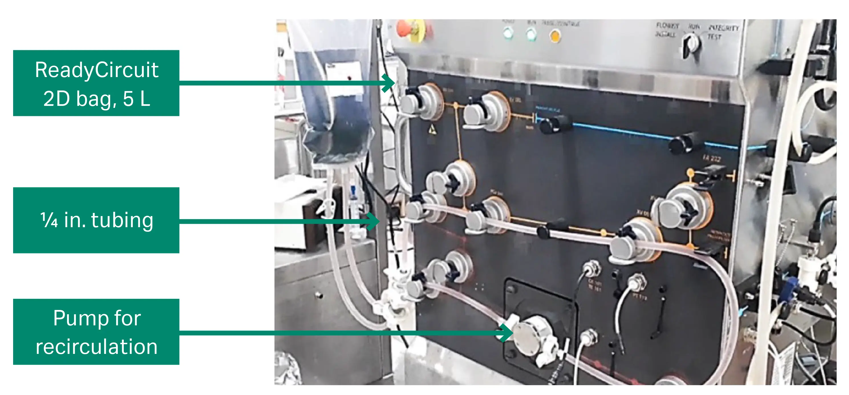  Recirculation vessel for AKTA readyflux